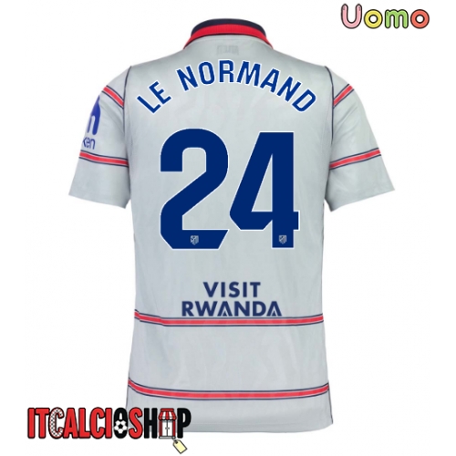 Atletico Madrid Robin Le Normand #24 Terza Maglia 2026-27 Manica Corta